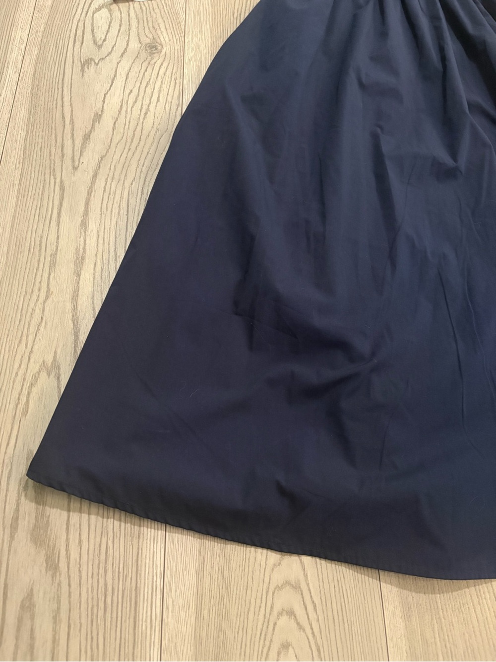 ODA Navy Contrast MIDI Dress Size Small - Picture 3 of 8